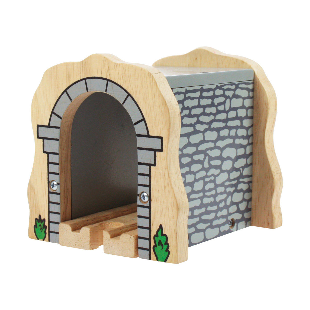 Bigjigs Wooden Rails Grey Tunnel