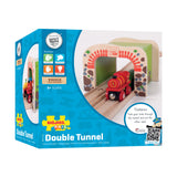 Bigjigs wooden rails double -track tunnel