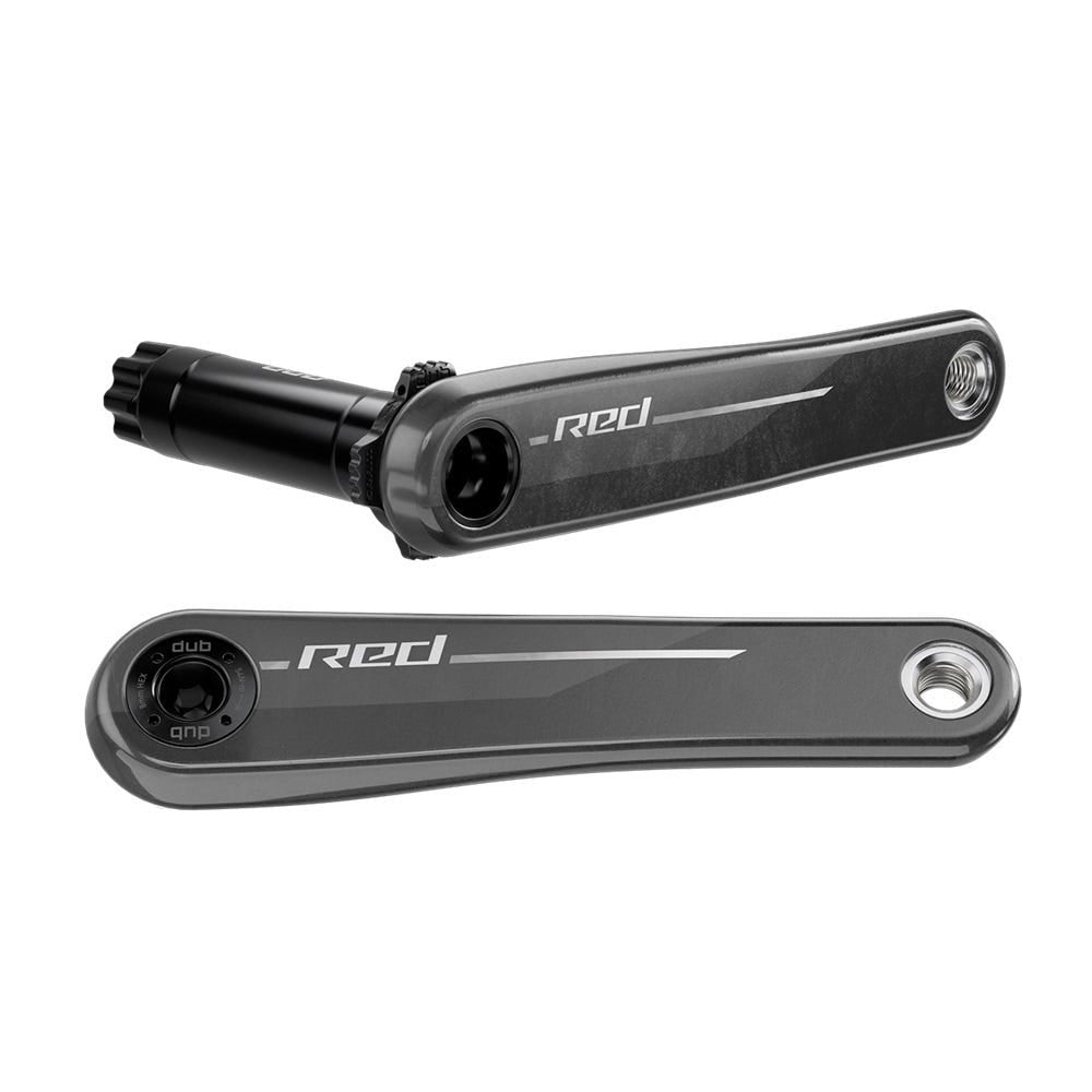 Sram cromán leagtha dearg e1 dub 155 mm