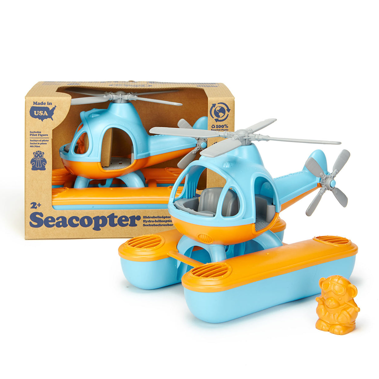 Grünspielzeug Green Toys Waterhelicopter