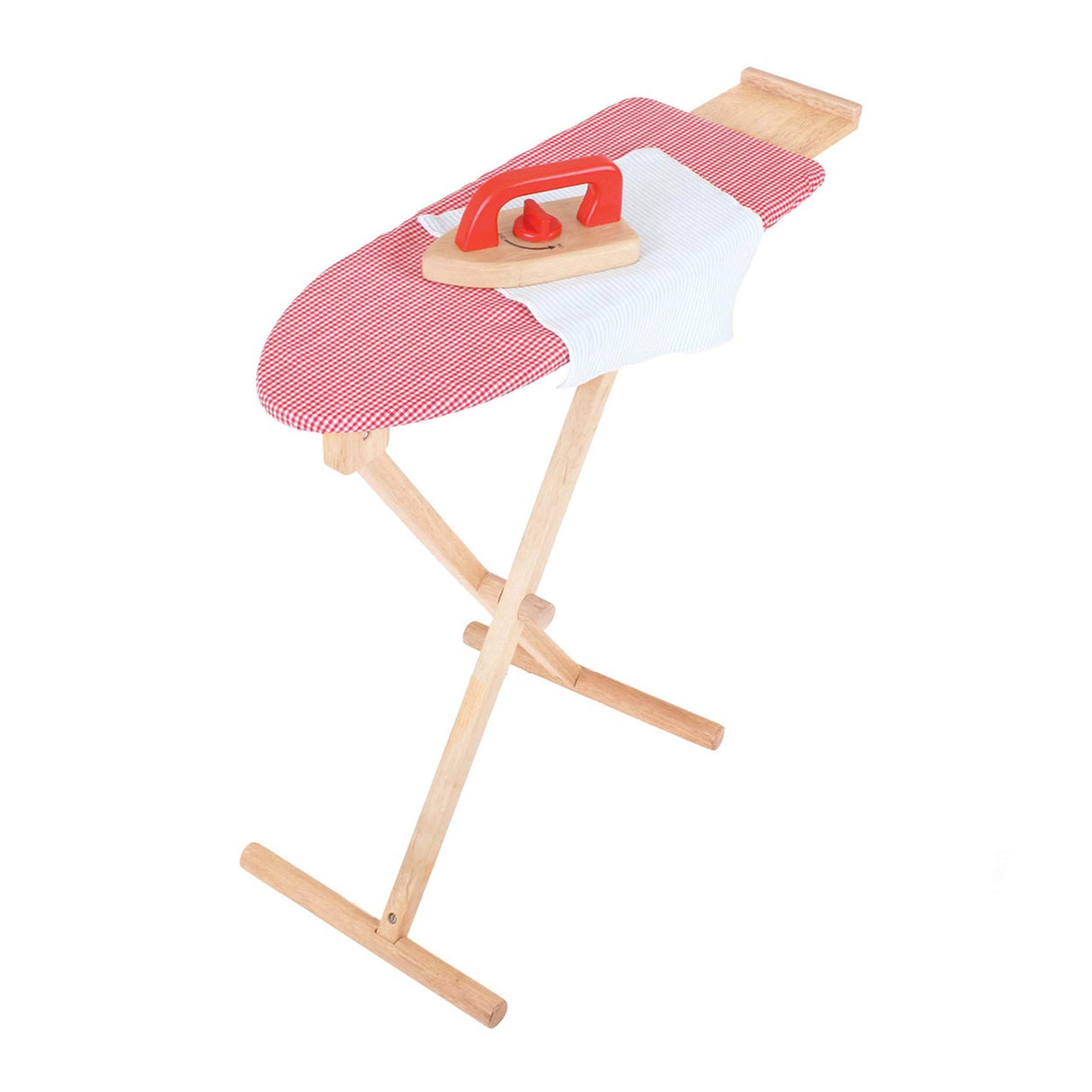 Bigjigs wooden ironing board iron