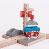 Bigjigs wooden rails gravel tap