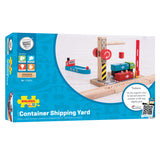 Bigjigs Wooden Railway - Container Shipyard