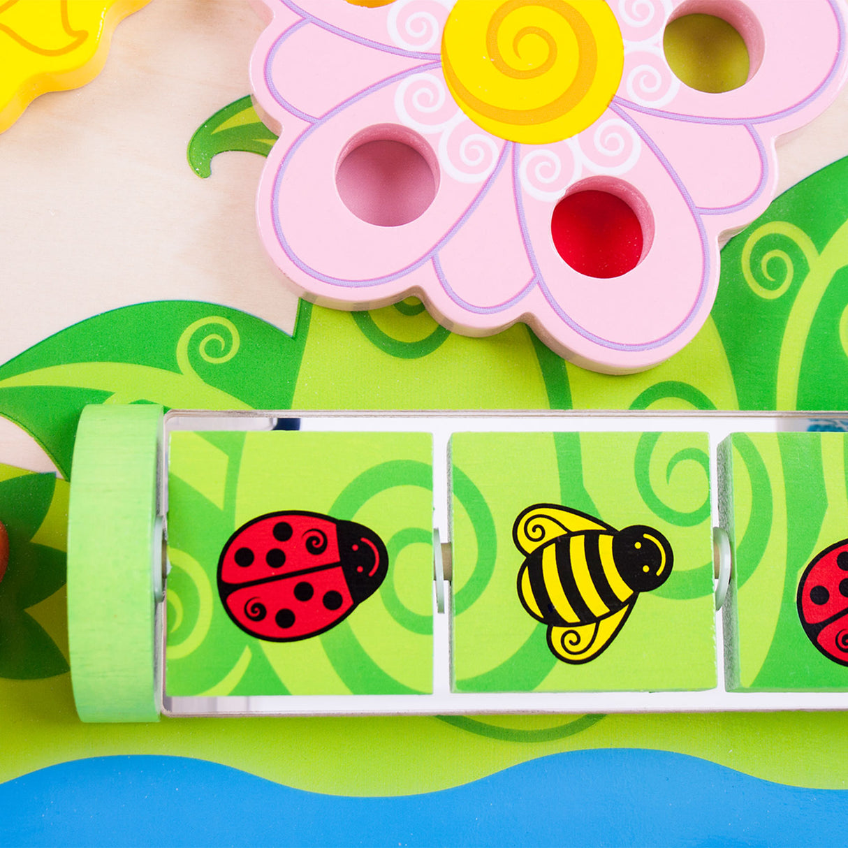 Bigjigs Wooden Activity Board Flower