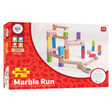 BigJigs Wooden Marble Track, 53dlg.