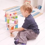 Bigjigs wooden marble track, 53dlg.