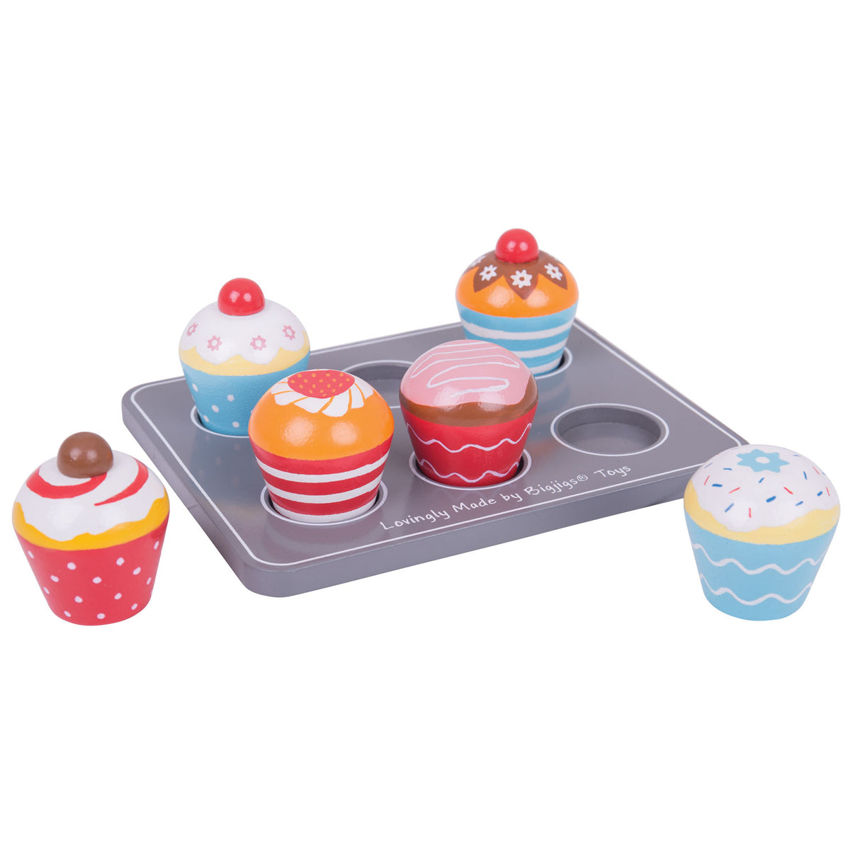 Bigjigs hëlze muffin Set