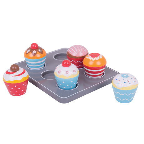 Bigjigs muffinsset i trä