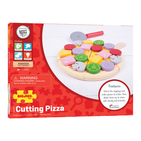 Bigjigs Wooden Pizza with Siege