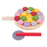 Bigjigs Wooden Pizza with Siege