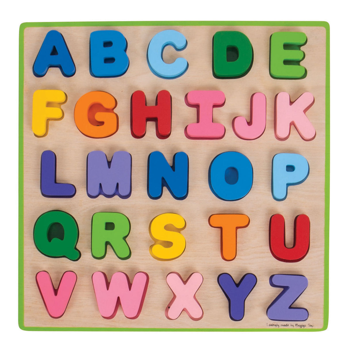 BigJigs Wooden Alphabet Puzzle, 26st.