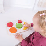 Bigjigs Wood Puzzle Fruit, 5dlg.