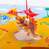 Bigjigs Dinos del juego de pescado magnético