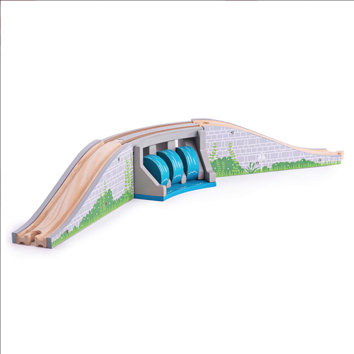 Bigjigs Bridge en bois en bois avec cascade