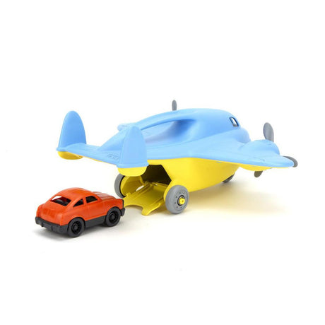 Bigjigs Green Toys Frachtflugzeug mit Auto