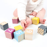 Bigjigs bigjjigs blocchi di legno con numeri, 100% FSC