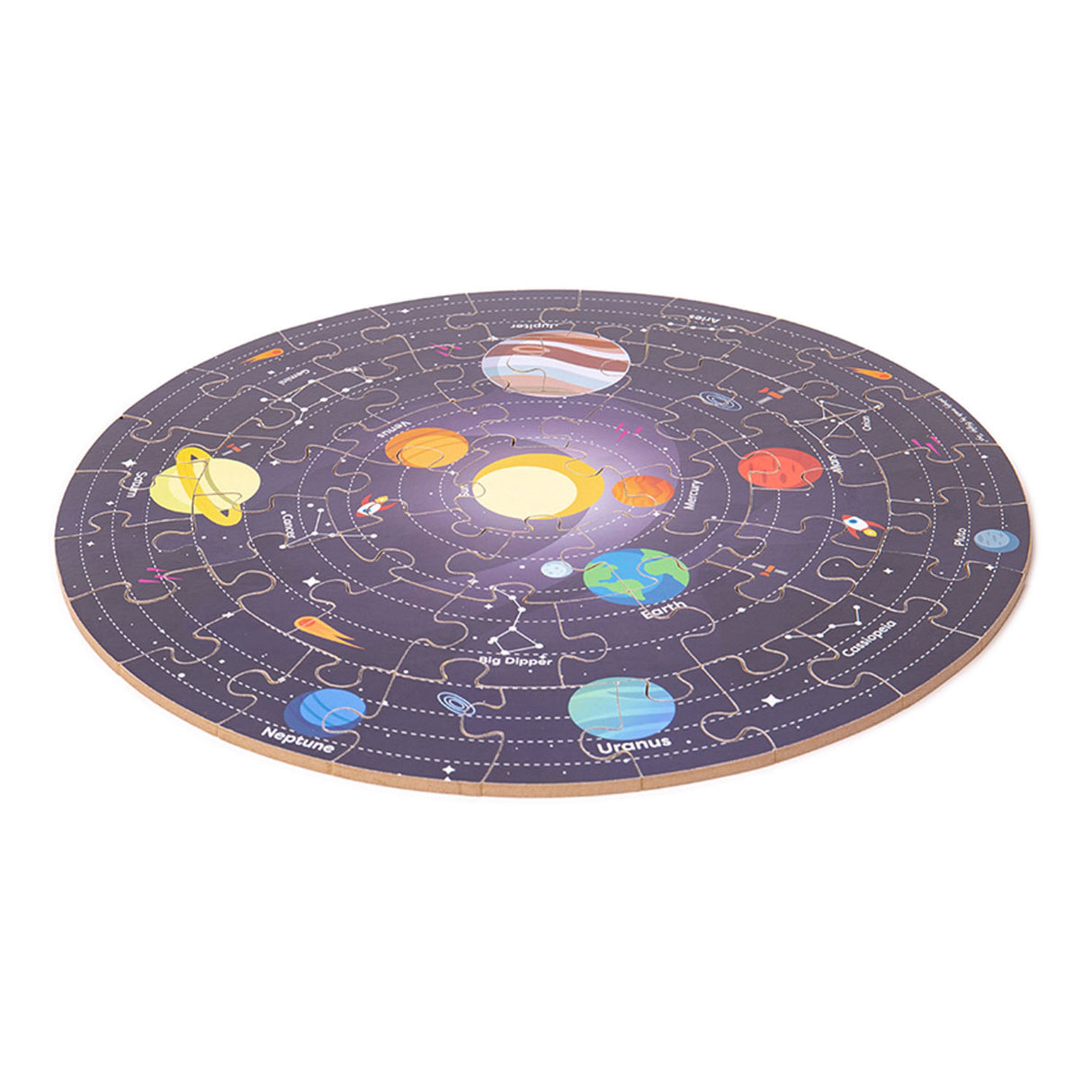 Bigjigs Floor Puzzle Solar System Round, 39 cm