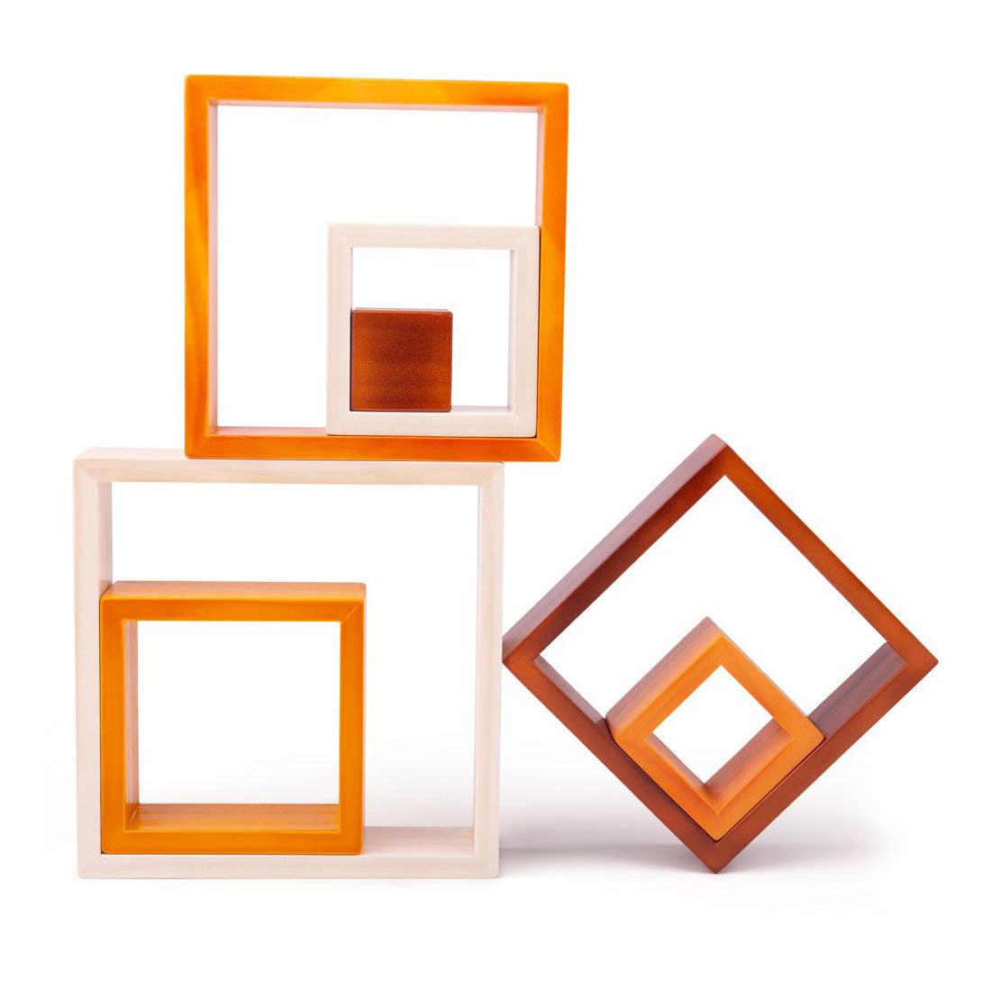 Bigjigs Wooden Square Stack Toys