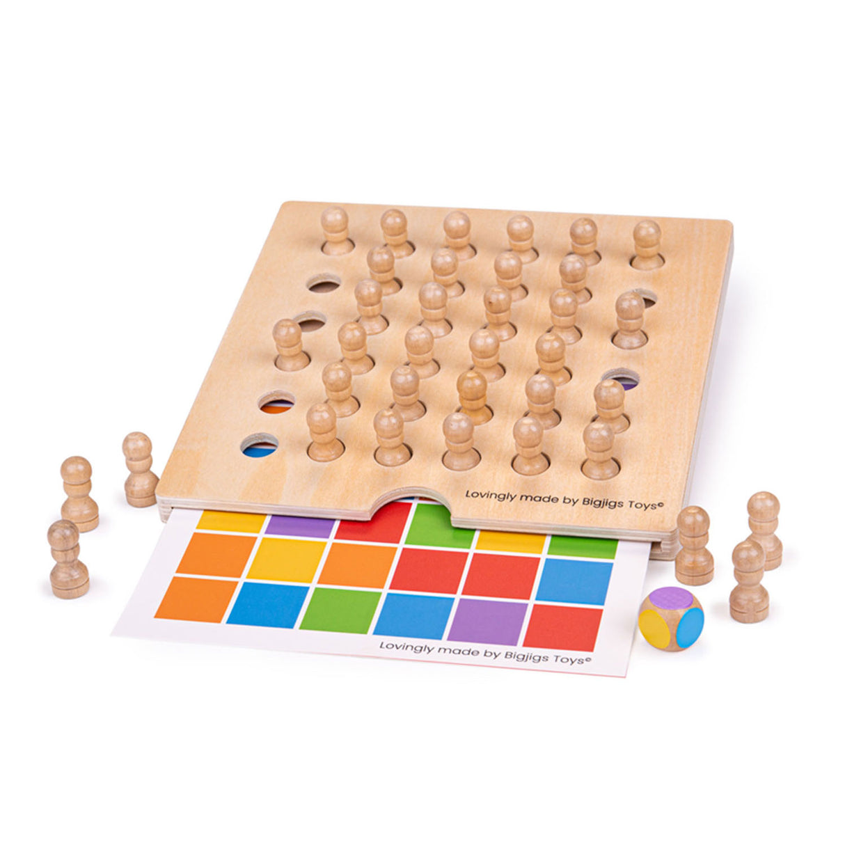 Bigjigs Wooden Colours Memo Game