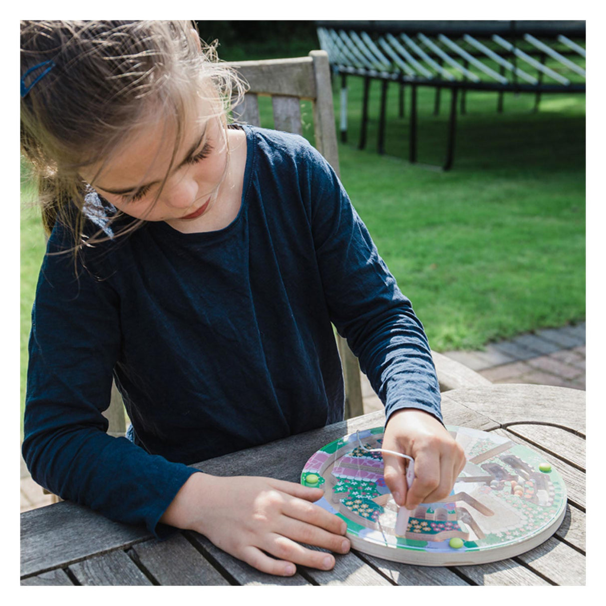 Bigjigs Magnetic Maze Game Flower Garden