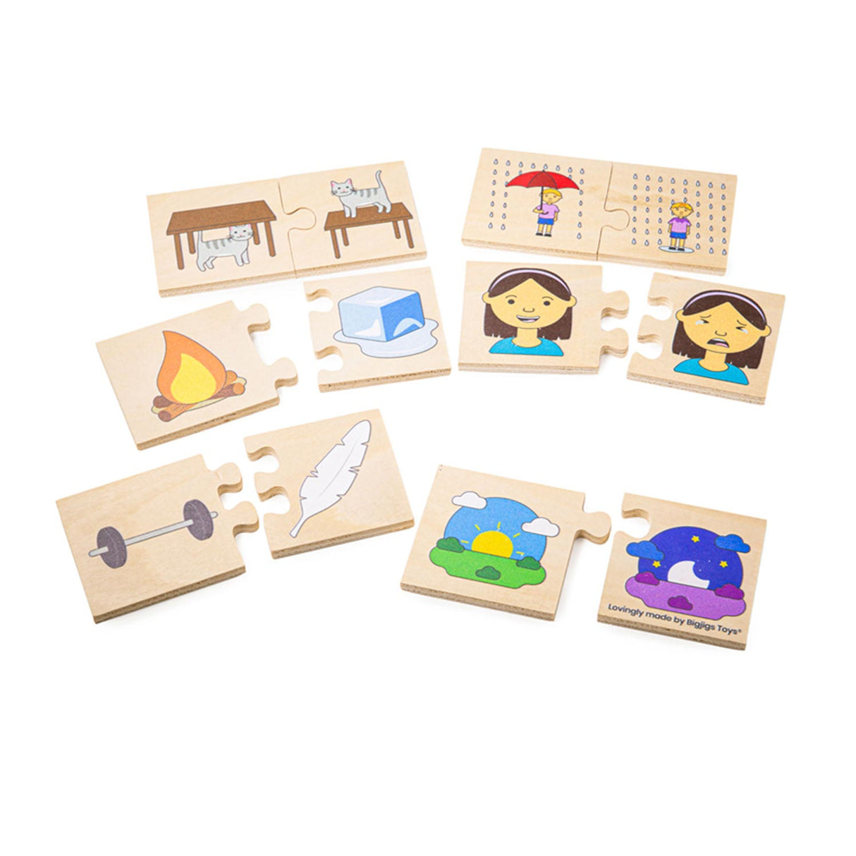 Bigjigs Wooden Jigsaw Puzzle Contradictions, 32st.