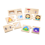 Bigjigs wooden jigsaw puzzle contradictions, 32st.