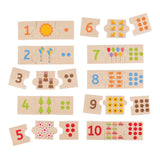 Bigjigs Houten Legpuzzel Cijfer Tegels, 30st.