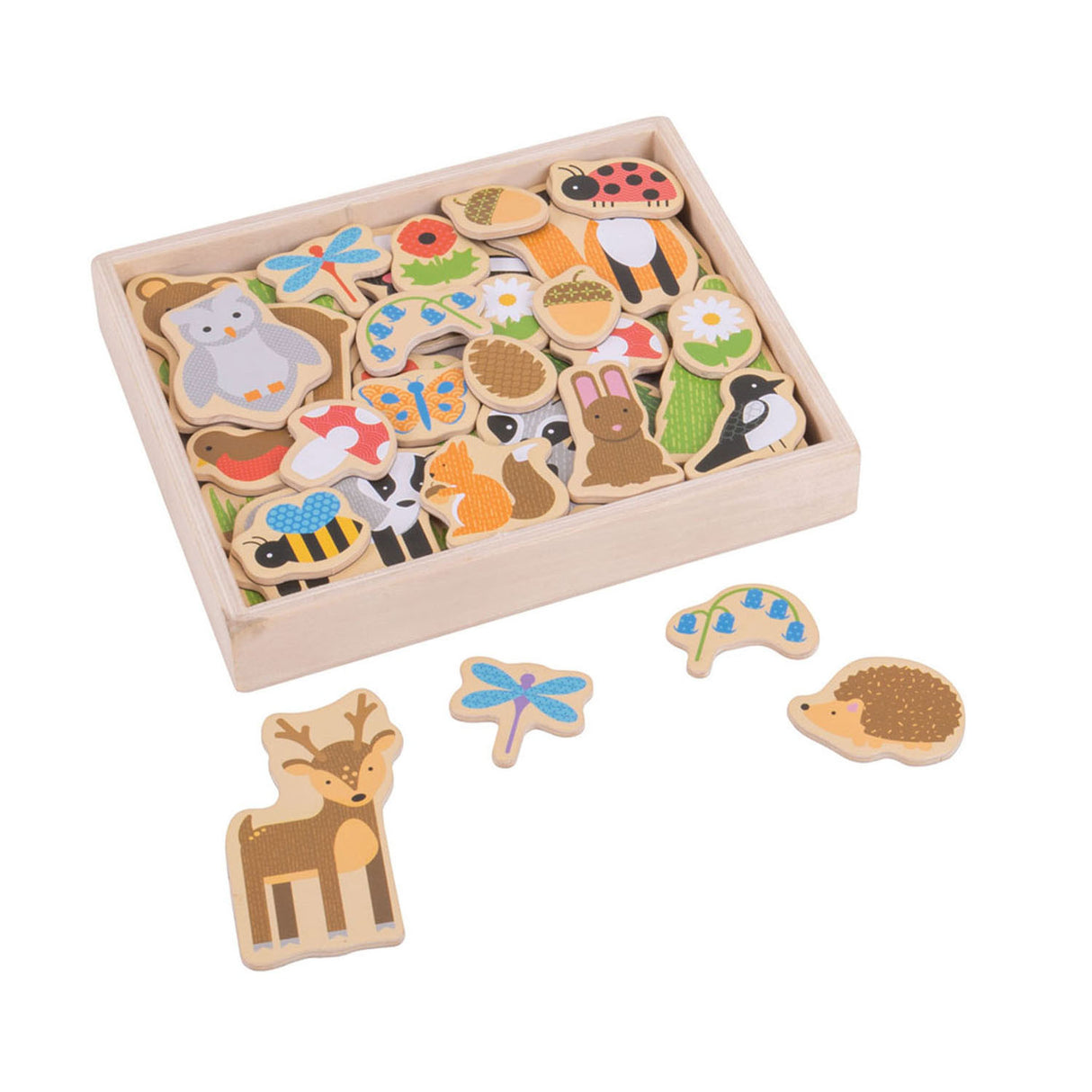 BigJigs Wooden Magnets Forest, 35.