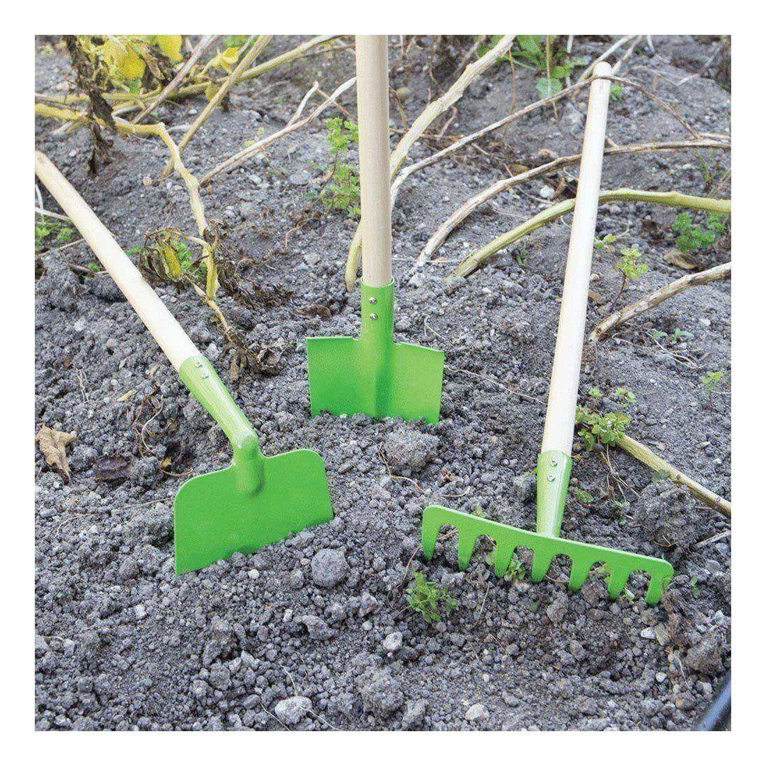Bigjigs long-handled garden rake