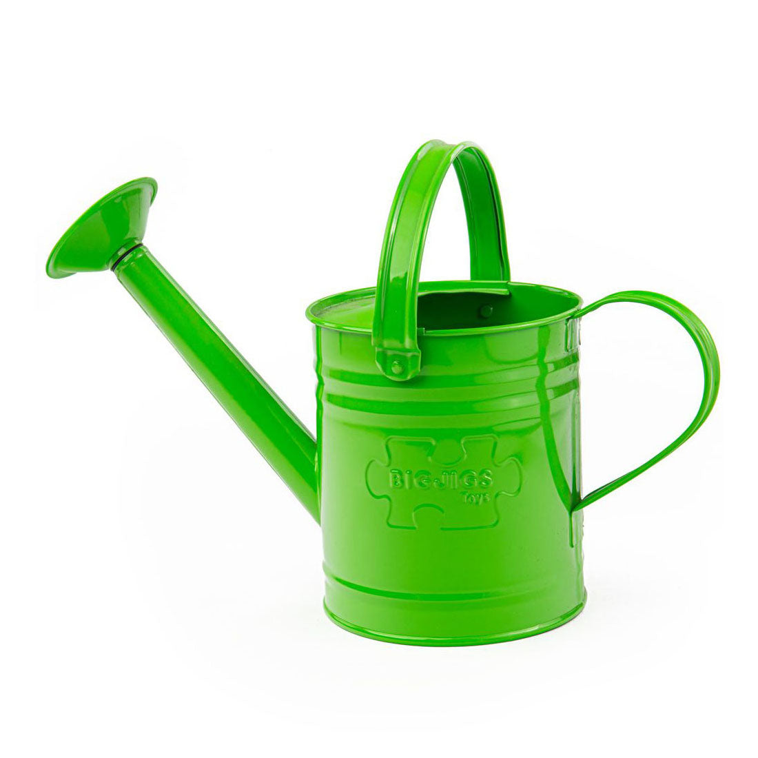 Bigjigs Green Metal Watering peut