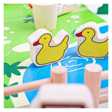 Bigjigs Wooden Play Farm con accessori, 48dlg.