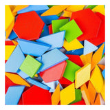 Bigjigs wooden mosaic tiles, 250dlg.