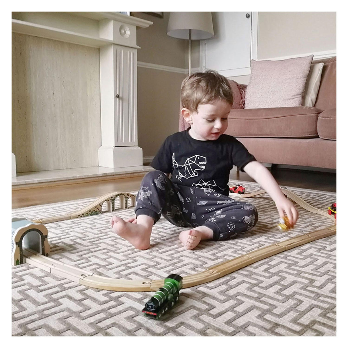 Bigjigs Train en bois volant Scotsmann