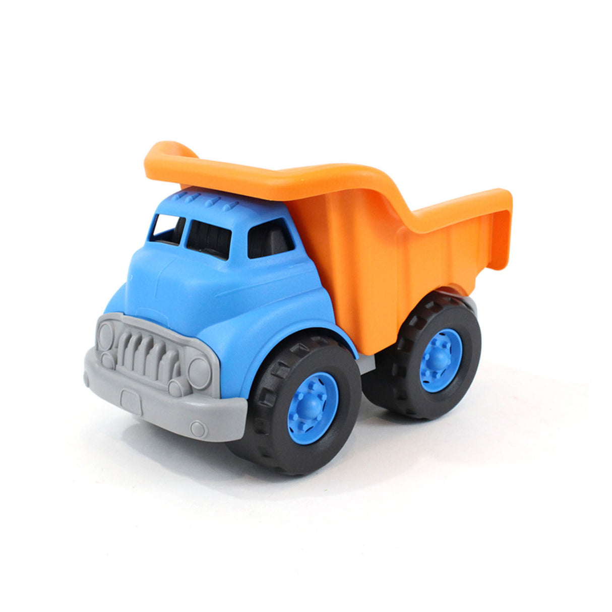 Jouets verts jouets verts kiepvrachtwagen bleu orange