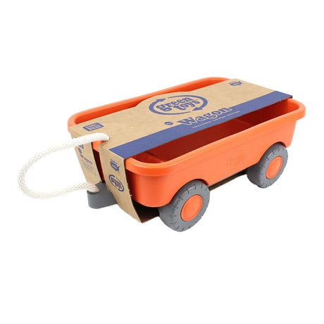 Gröna leksaker orange vagn