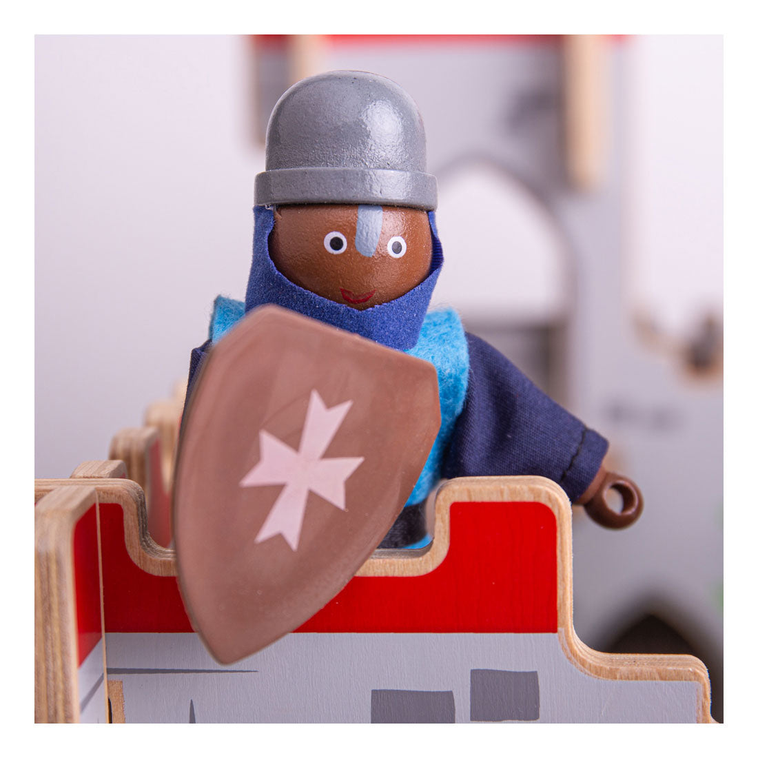 Bigjigs Wooden Medieval Knights, 4 ..