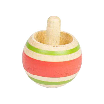 Bigjigs wooden spinning top