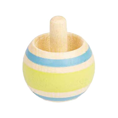 Bigjigs wooden spinning top