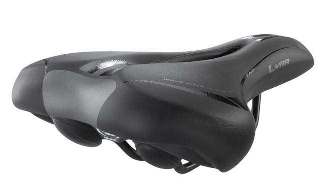 Selle Montegrappa zadel lyra 6250 zwart op kaart