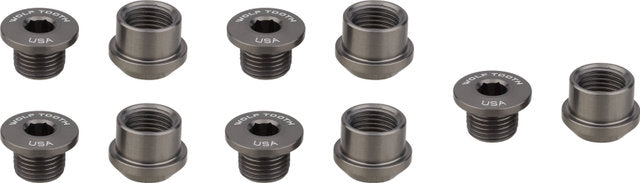 Wolf Tooth Components chainring bolt set, 5-arm 6mm