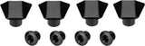 Absoluteblack chainring bolt covers for Dura-Ace 9000