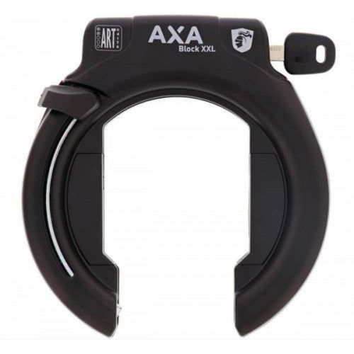 Axa Block XXL Ring Lock Art2 Schwarz einschließlich Bosch Gen3 Frame Battery Slot