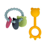 Bigjigs teething ring set bear, 2 pcs.