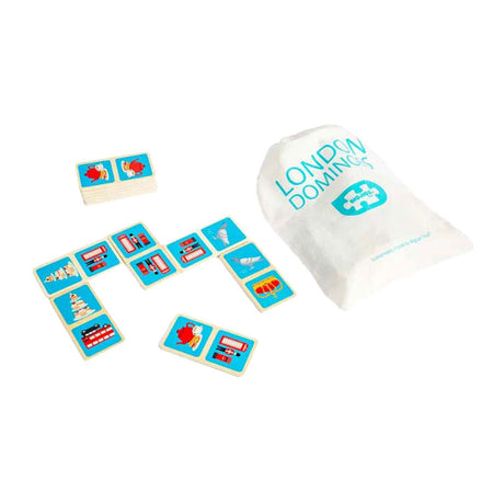 Bigjigs lesena igra domino London, 28 kosov.