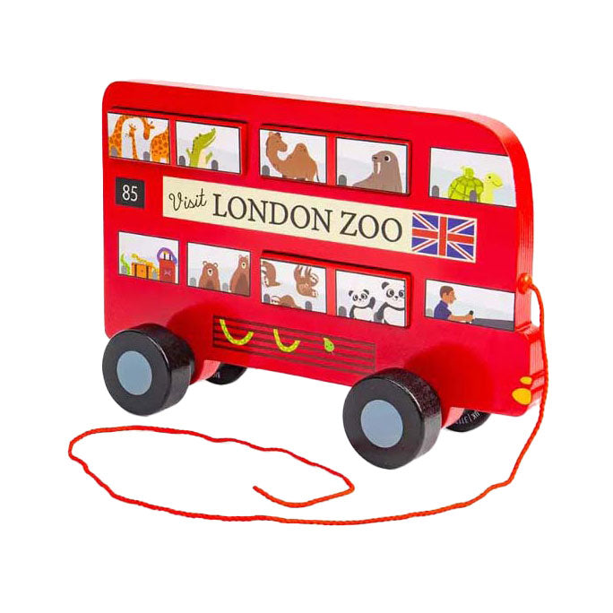 Bigjigs Holz London Bus Pull Figur