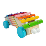 Bigjigs wooden pulling figure xylophone