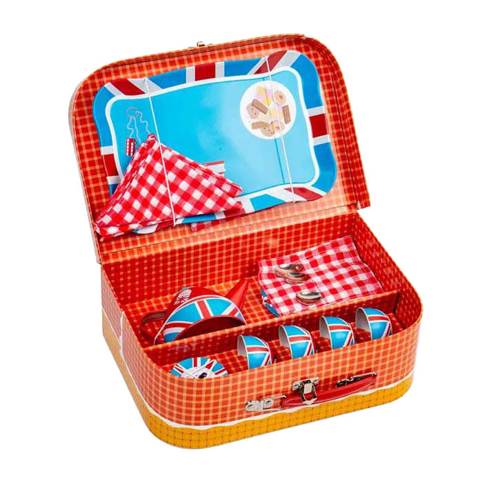 Bigjigs London tea set igralni set, 24 kosov.