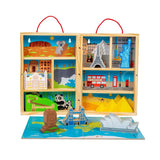 Bigjigs Holz Reesspillset, 10 Stéck.