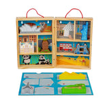 Bigjigs Holz Reesspillset, 10 Stéck.
