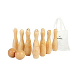 Bigjigs dřevěný bowlingový set, 12 kusů.